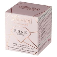 Bielenda Crystal Glow Rose Quartz hydratační a rozjasňující denní a noční krém 50 ml