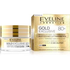 Eveline Gold Lift Expert 80+ regenerační denní a noční krém-sérum 50 ml