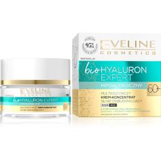 Eveline Bio Hyaluron Expert 60+ Multi-Strength Renewal denní a noční krém-koncentrát 50 ml