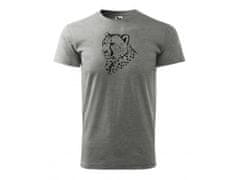 Fenomeno Pánské tričko Gepard - šedé Velikost: XL