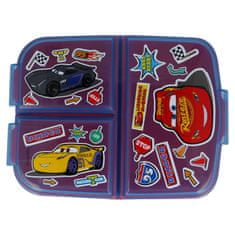 Stor Dělený plastový box na svačinu DISNEY CARS, 51520