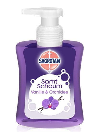 Sagrotan Sagrotan, Antibakteriální pěnové mýdlo, vanilka a orchidej, 250 ml