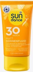 DM Sundance, Opalovací krém na obličej, matující, SPF30, 50 ml