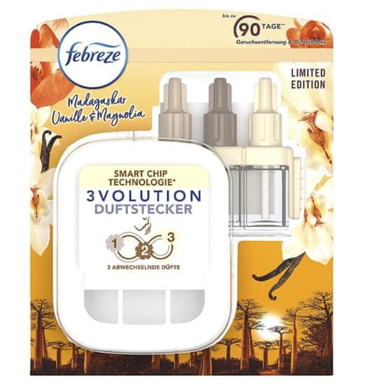 Febreze Febreze, 3Volution Device + Vanilla & Magnolia 20 ml náplň