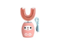 Alum online Dětský vibrační elektrický zubní kartáček - růžový