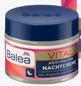 Balea Balea, Vital, Noční krém proti vráskám, 50ml