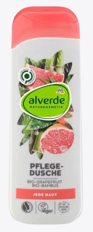 DM Alverde, Żel pod prysznic, Grapefruit Bambus, 250ml (PRODUKT Z NIEMIEC)