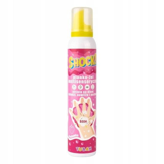 Tuban SHOCK sensory Foam-Gel 200ml JAHODA