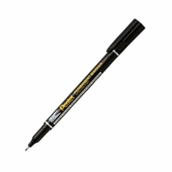 Pentel Permanentní popisovač - černý 0,7 mm, fixy