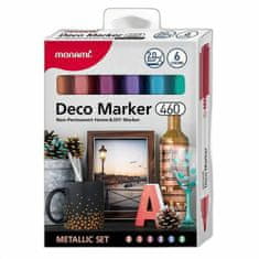 MONAMI Deco marker akrylové fixy sada 2,0mm (6ks) -