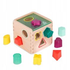 B.toys Wonder Cube - dřevěná třídička kostek