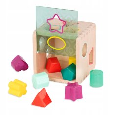 B.toys Wonder Cube - dřevěná třídička kostek