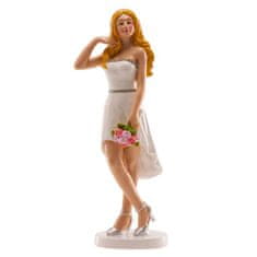 Dekora Svatební figurka na dort 16cm samostatná žena 