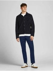 Jack&Jones Tmavě modré slim fit kalhoty Jack & Jones Stollie 29/32