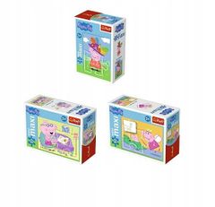 Trefl Sada 3x Puzzle 20 miniMaxi Fun Peppa Pig