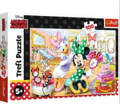 Trefl Puzzle 100 ele Minnie v salonu krásy