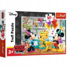 Trefl Puzzle 30el Minnie Mouse Mickey Cake Birth