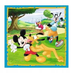 Trefl Puzzle 3v1 Mickey Mouse s přáteli