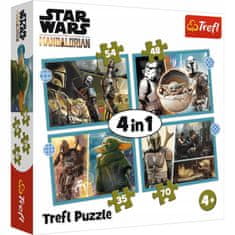 Trefl Puzzle 4 v 1 Mandalorian Star Wars