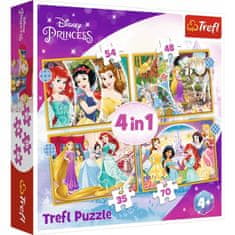 Trefl Puzzle 4v1 Happy Princess Day