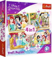 Trefl Puzzle 4v1 Happy Princess Day