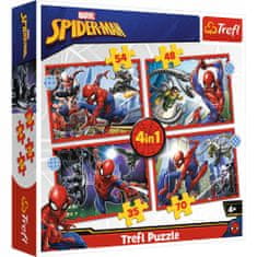 Trefl Puzzle 4v1 Heroic Spider-Man Marvel
