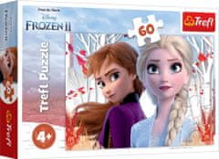 Trefl Puzzle 60 Frozen Začarovaný svět Anny Elsy