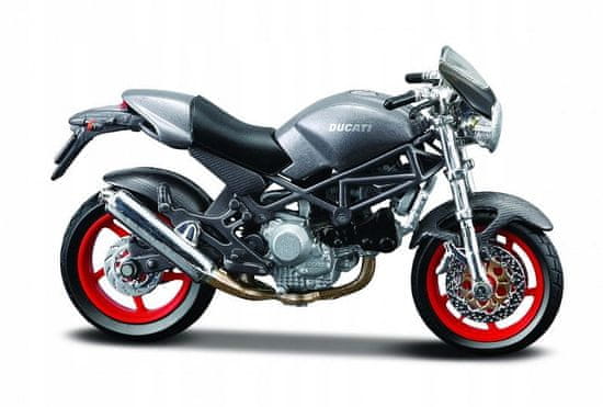 Maisto Motocykl Ducati Monster S4 1:18 se stojanem