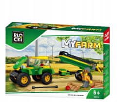 Blocki  MyFarm Tractor s přívěsem