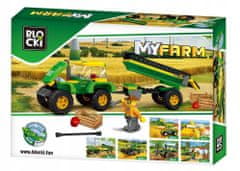 Blocki  MyFarm Tractor s přívěsem