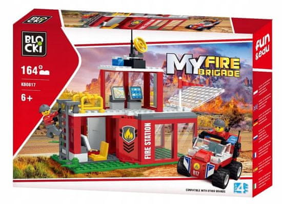Blocki hasičská stanice MyFire 164 ks.