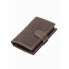 OMBRE Pánská kožená peněženka PATRICK hnědá MDN9783 Univerzální