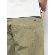 OMBRE Pánské volnočasové šortky KEATON khaki barva MDN19534 XL