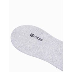 OMBRE Pánské ponožky LEESA šedé 3-pack MDN20882 Univerzální