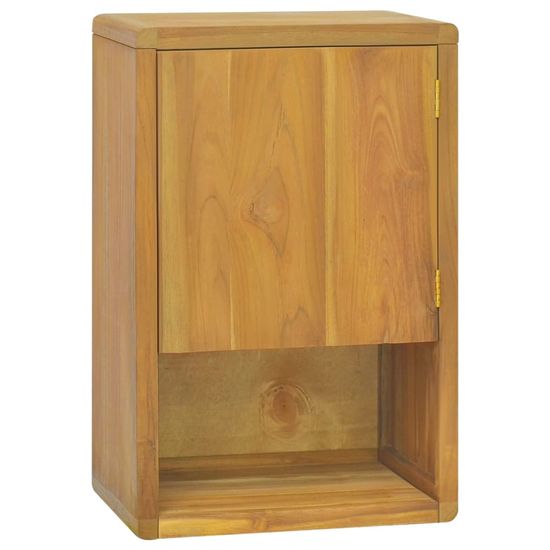 Greatstore Nástěnná koupelnová skříňka 45 x 30 x 70 cm masivní teak