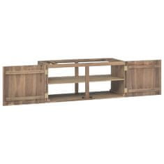 Vidaxl Nástěnná koupelnová skříňka 90 x 39 x 40 cm masivní teak