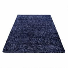 eoshop Kusový koberec Life Shaggy 1500 navy (Varianta: Kulatý průměr 80 cm)