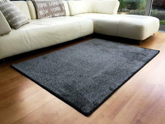 eoshop Kusový koberec Apollo Soft antraciet (Varianta: Kulatý průměr 67 cm)