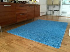 eoshop Kusový koberec Color shaggy modrý (Varianta: 67 cm kulatý)