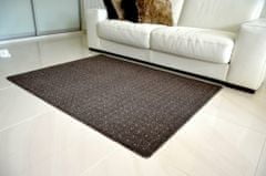 eoshop Kusový koberec Udinese hnědý (Varianta: Kulatý 67 cm průměr)