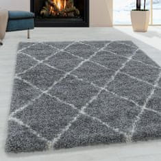 eoshop Kusový koberec Alvor shaggy 3401 grey (Varianta: 80 x 250 cm)