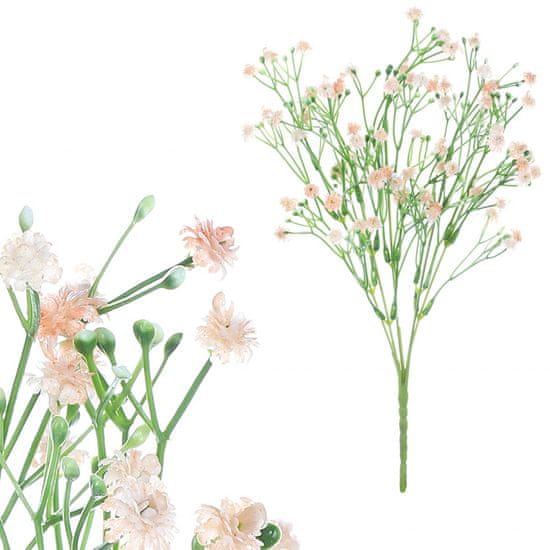 Autronic Gypsophila - umělá kytice, růžová KN6118-PINK, sada 24 ks