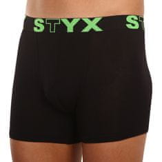 Styx Pánské boxerky long sportovní guma černé (U962) - velikost L