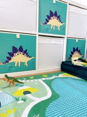 Amadeus Dětský koberec Dinosaurus zelený 120 x 77 cm