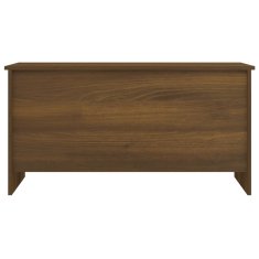 Greatstore Konferenční stolek hnědý dub 102x55,5x52,5 cm kompozitní dřevo