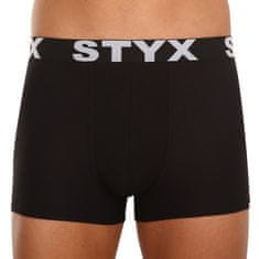 Styx Pánské boxerky sportovní guma černé (G960) - velikost S