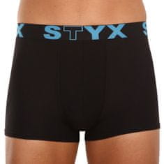 Styx Pánské boxerky sportovní guma černé (G961) - velikost S
