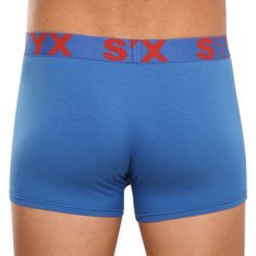 Styx Pánské boxerky sportovní guma modré (G967) - velikost XL