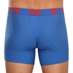Styx Pánské boxerky long sportovní guma modré (U967) - velikost XXL