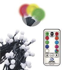 Emos Vánoční osvětlení ZY2163 Vánoční řetěz 96LED XMAS MF CHERRY REM RGB